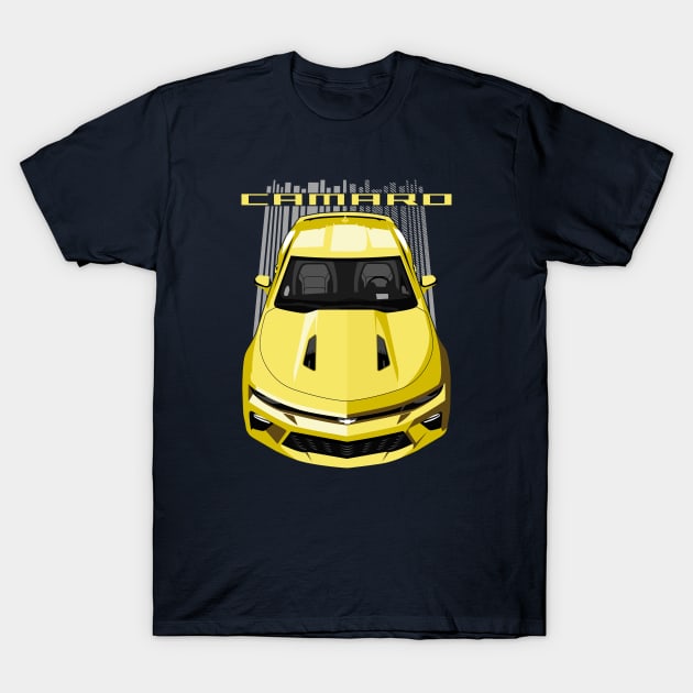 Camaro SS 6th gen - Yellow T-Shirt by V8social